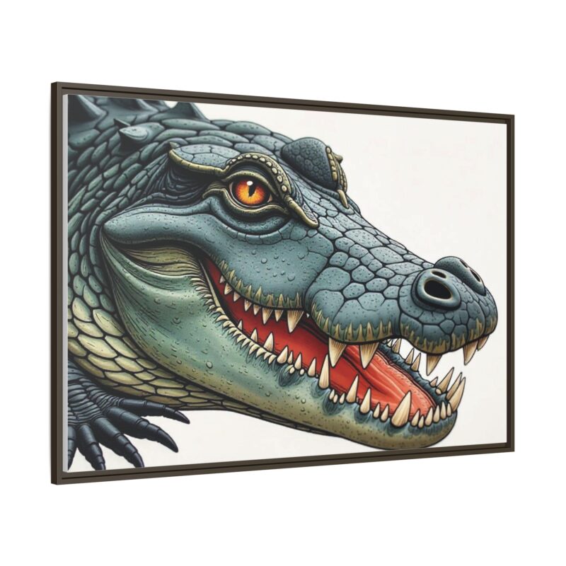 Canvas Print - Alligator Head Close-Up - Image 115