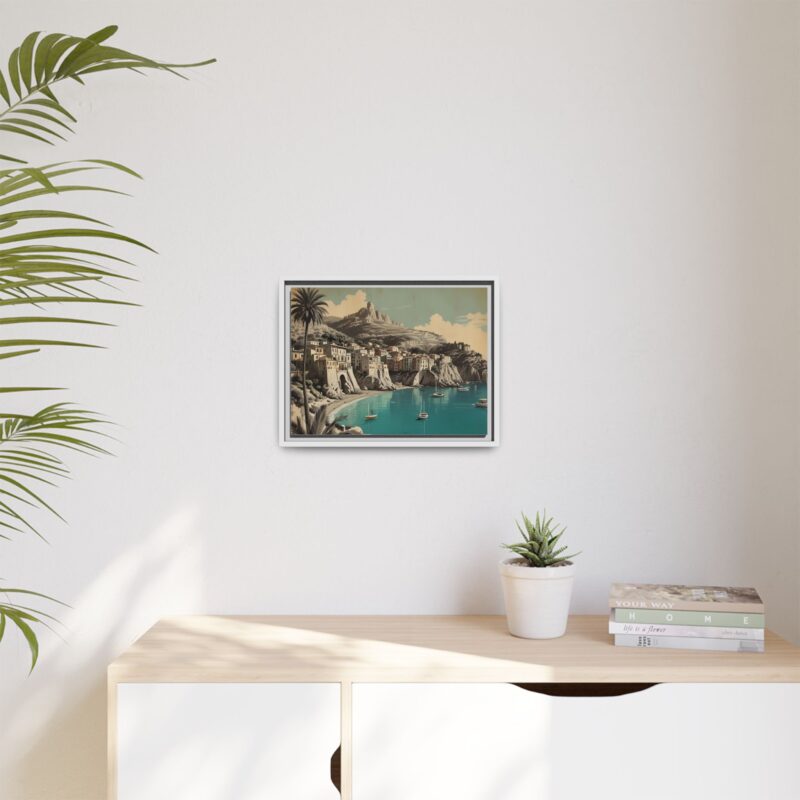 Retro Italian Riviera Travel Poster with Bold Typography Wall Art - Image 61