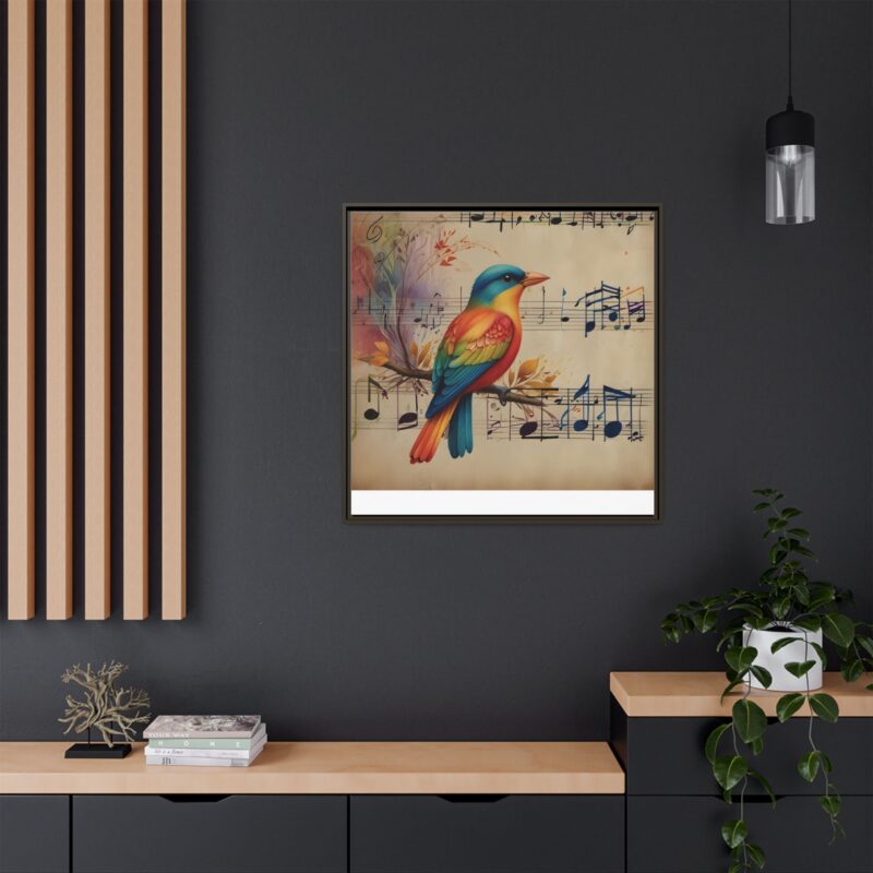 Modern Minimalist Music Art Featuring Birds and Nature - Image 152