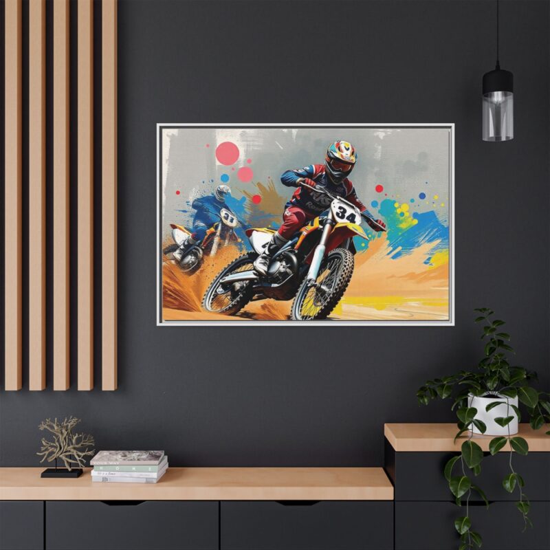 Canvas Wall Art Motocross Rider - Image 117