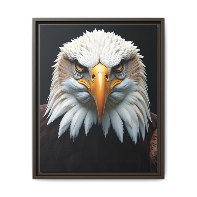 Canvas Art Print on Intense Stare of the Bald Eagle - Image 58