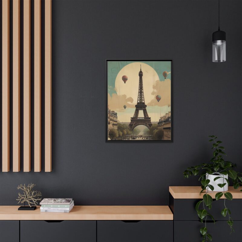 Romantic Vintage Paris Canvas Art Nouveau Typography - Image 84