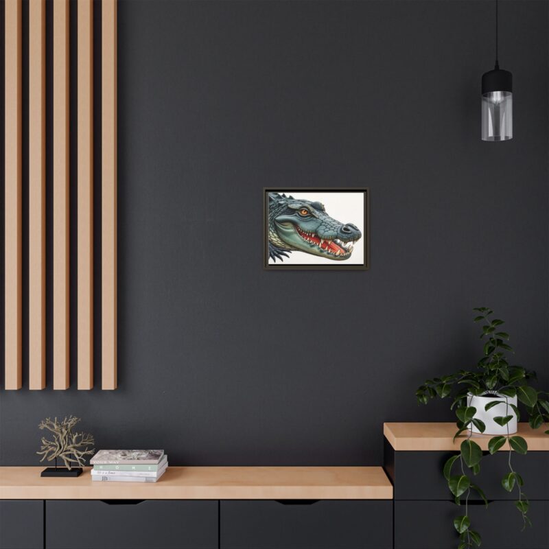 Canvas Print - Alligator Head Close-Up - Image 60