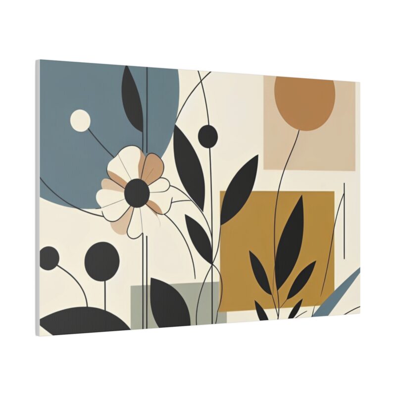 Pop Floral Abstract art on Canvas A Bold and Vibrant Statement - Image 23