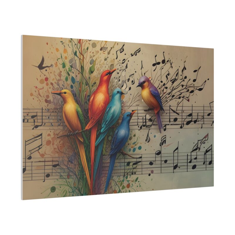 Canvas Wall Art Birds Music Harmony Abstract Design - Image 39