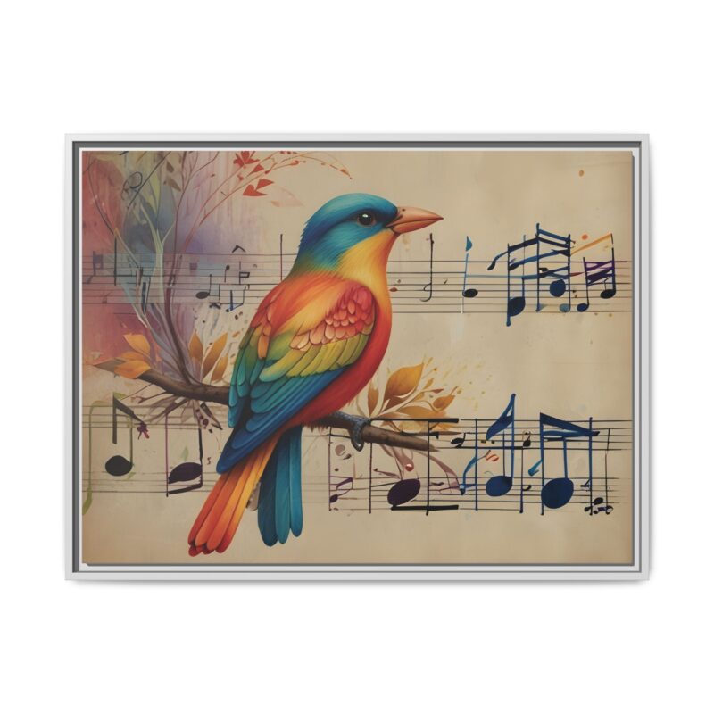 Modern Minimalist Music Art Featuring Birds and Nature - Image 105