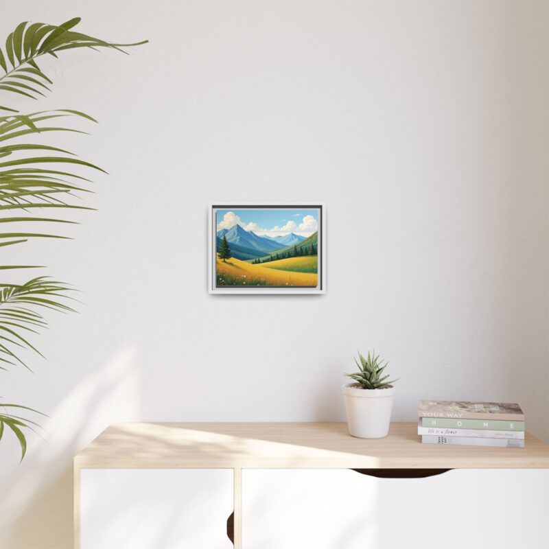 Canvas Prints - Impasto Landscapes: Textured Mountains, Fields, Water - Image 48