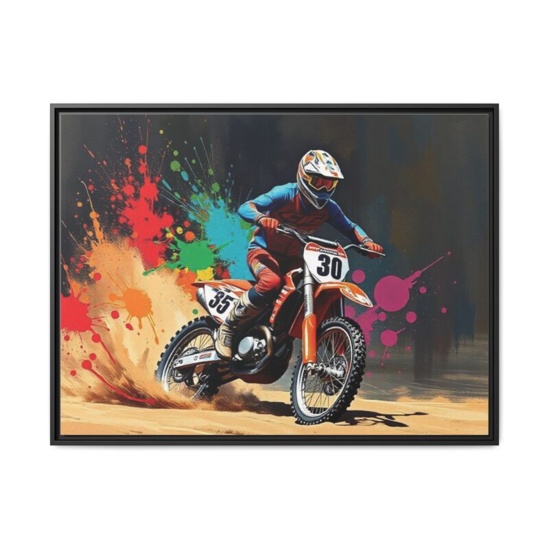 Matte Canvas, Framed (Multi-color)