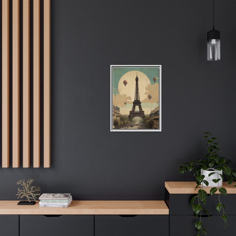 Romantic Vintage Paris Canvas Art Nouveau Typography - Image 64
