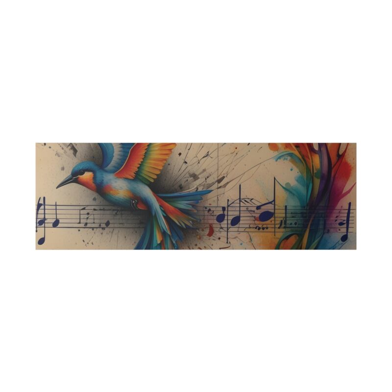Canvas Wall Art - Minimalist Bird and Music Art: Perfect for Nature Lovers - Image 70
