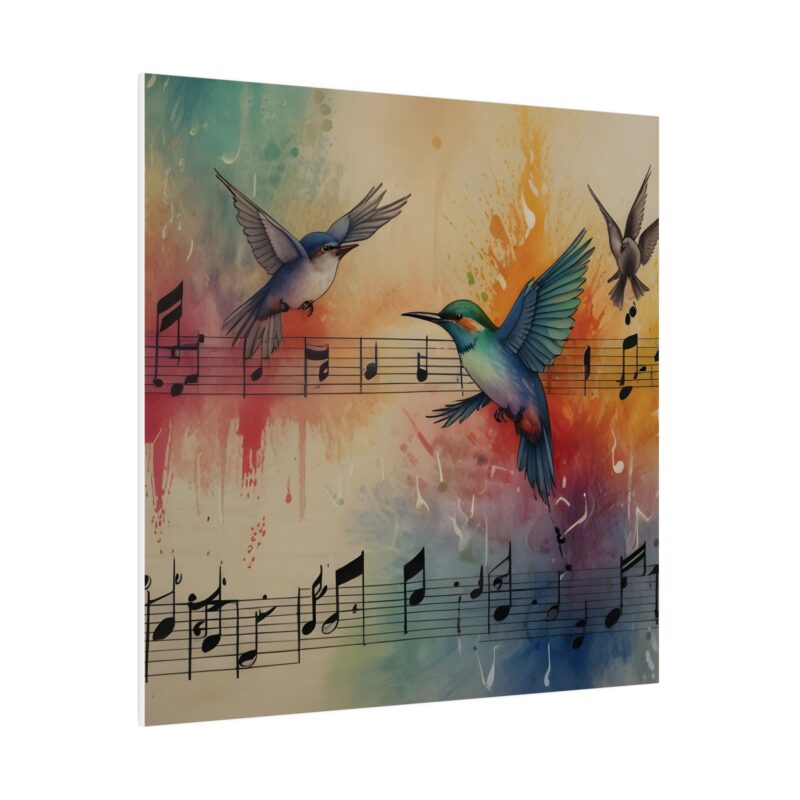 Vibrant Digital Abstract Art with Nature and Bird Elements - Image 104