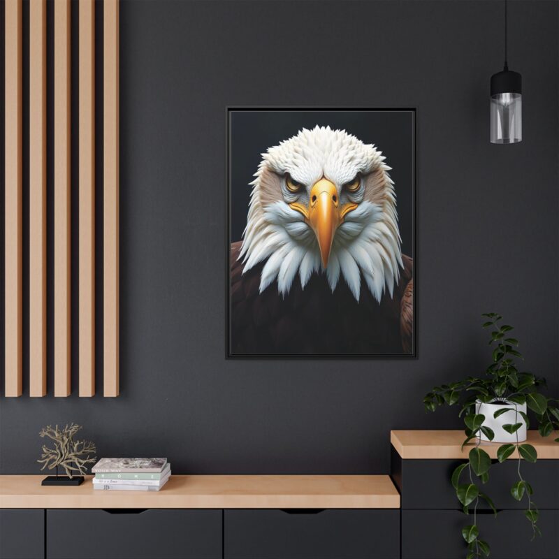 Canvas Art Print on Intense Stare of the Bald Eagle - Image 29