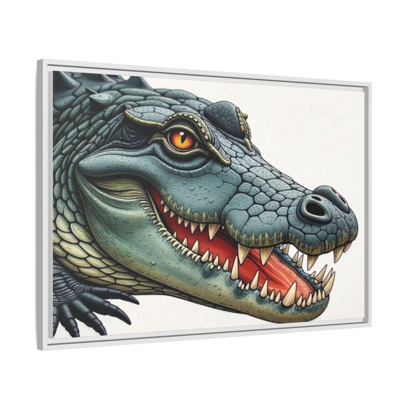 Canvas Print - Alligator Head Close-Up - Image 103