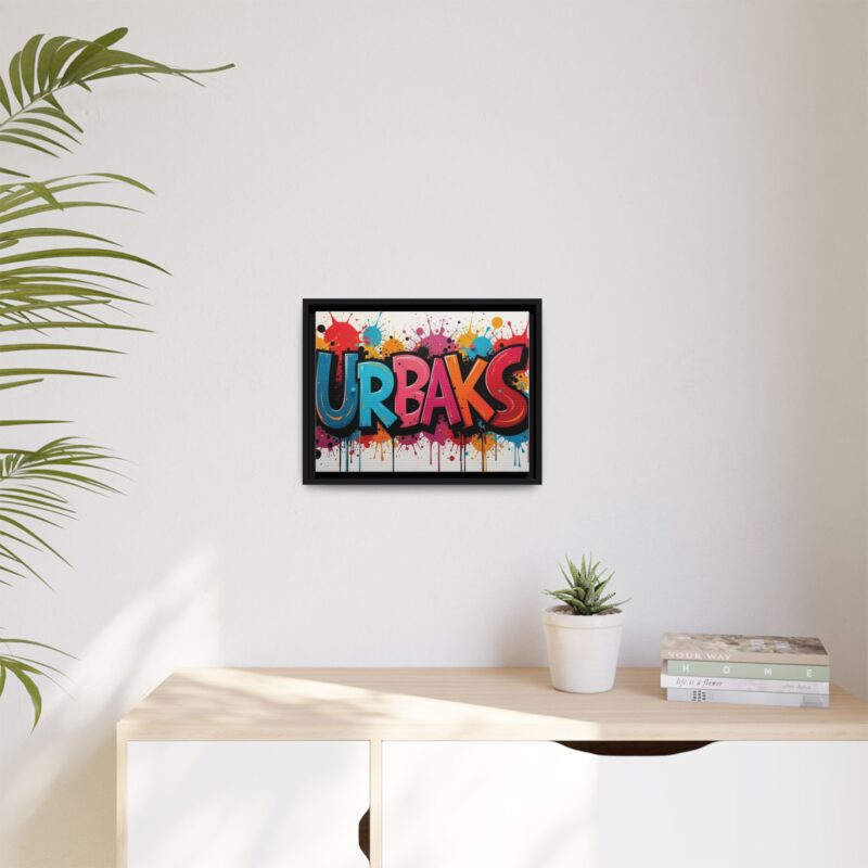 Canvas Wall Art  urban graffiti style with bold and colorful splatters - Image 16