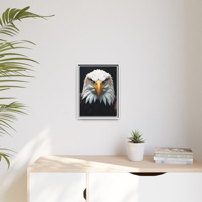 Canvas Art Print on Intense Stare of the Bald Eagle - Image 56