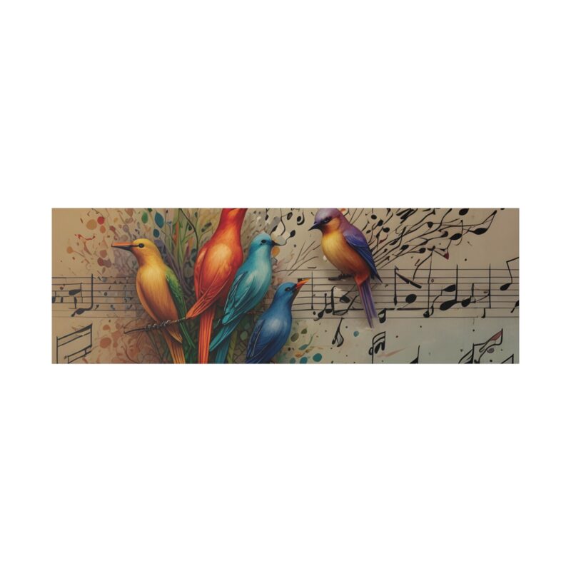 Canvas Wall Art Birds Music Harmony Abstract Design - Image 70