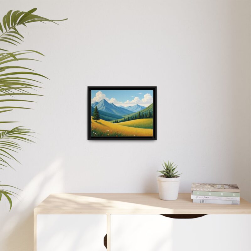 Canvas Prints - Impasto Landscapes: Textured Mountains, Fields, Water - Image 16