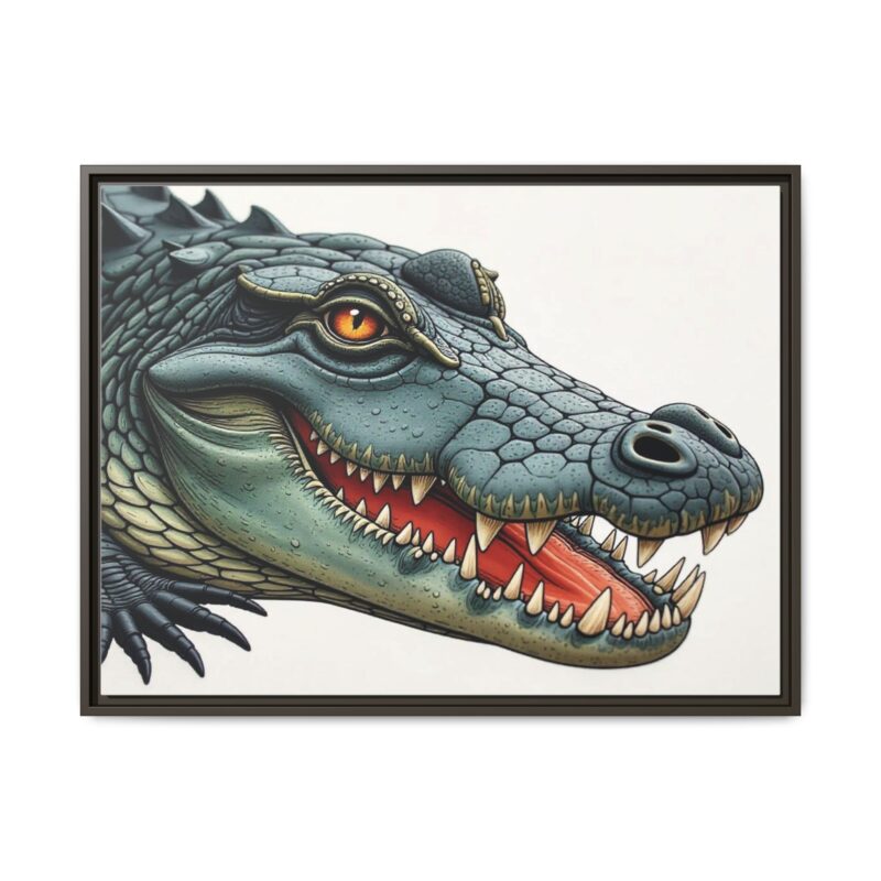 Canvas Print - Alligator Head Close-Up - Image 90