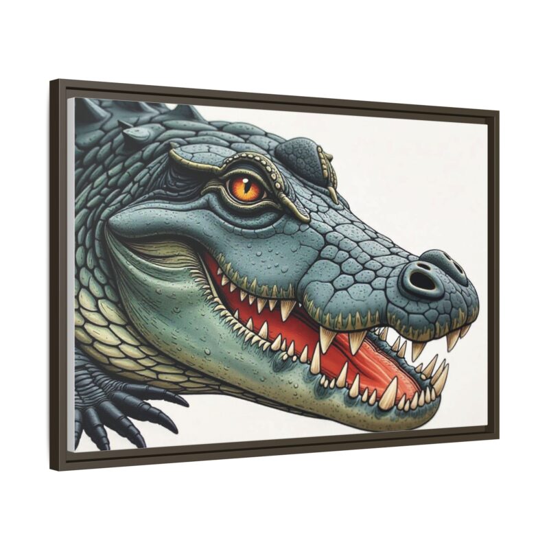 Canvas Print - Alligator Head Close-Up - Image 83