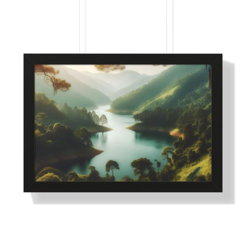 Mountain Majesty: Canvas Wall Art of a Peaceful Stream and River for Living Room and Office Décor" - Image 20