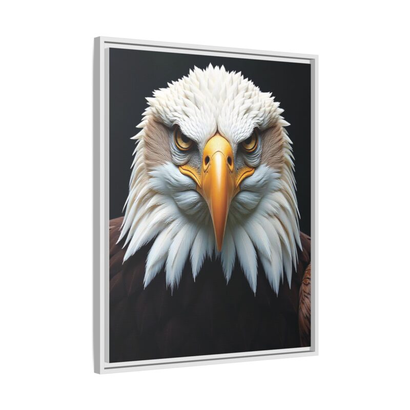 Canvas Art Print on Intense Stare of the Bald Eagle - Image 95