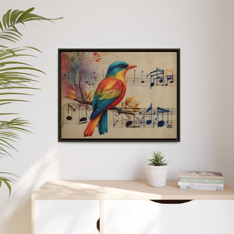 Modern Minimalist Music Art Featuring Birds and Nature - Image 101