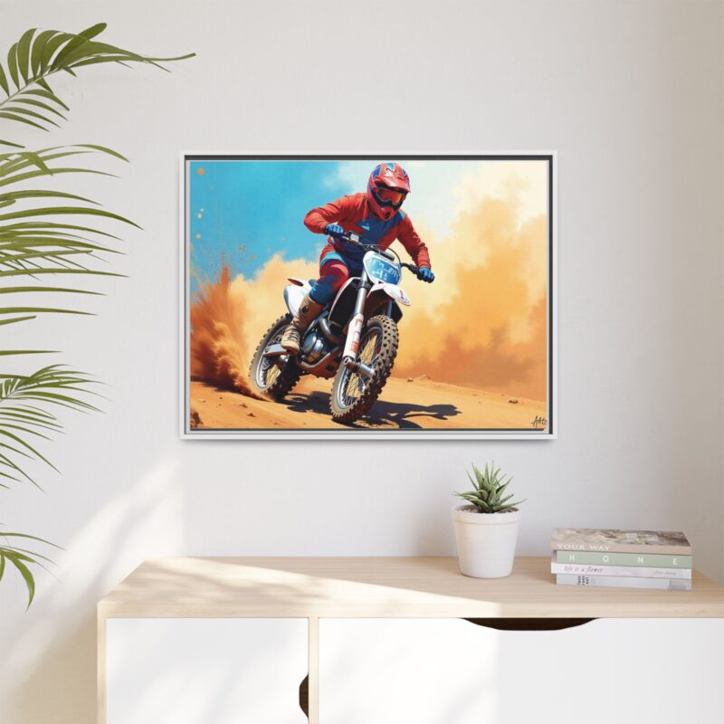 Wall Art  thrilling energy of motocross racing - Image 72