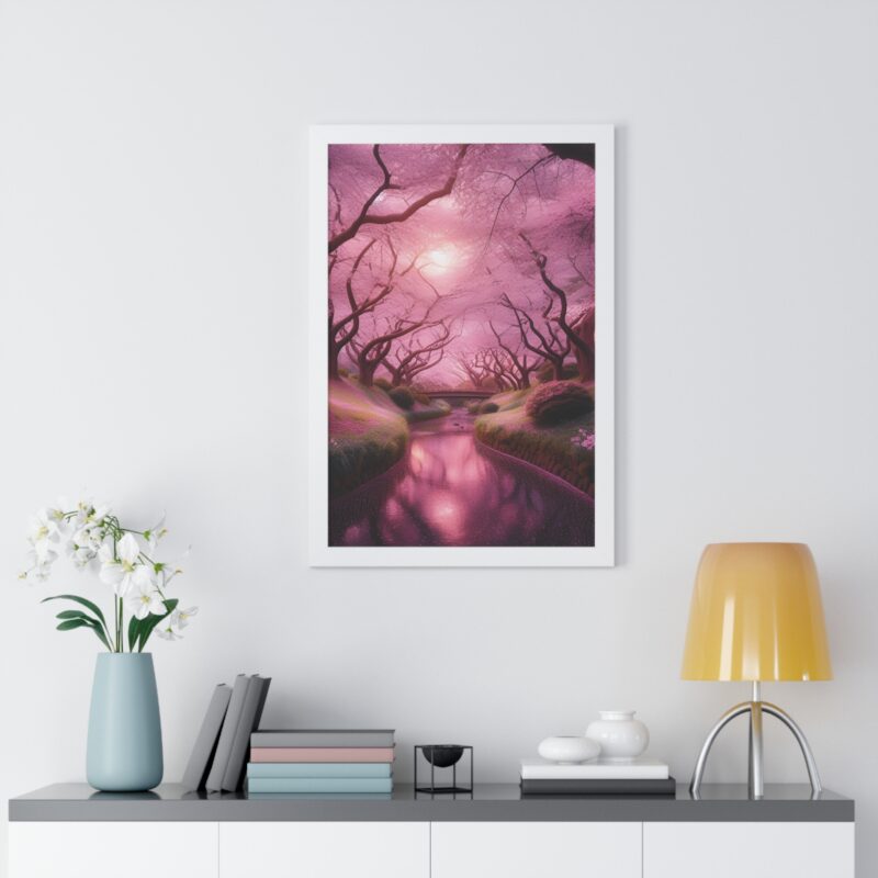 Serene Elegance: Cherry Blossoms  - Canvas Wall Art for Your Living Room and Office Décor" - Image 50