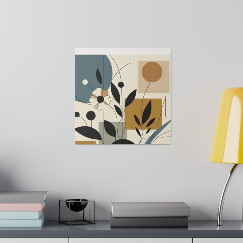 Pop Floral Abstract art on Canvas A Bold and Vibrant Statement - Image 88