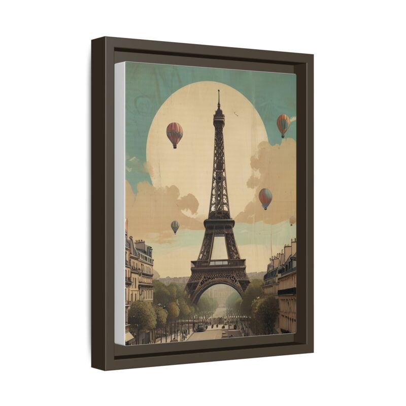 Romantic Vintage Paris Canvas Art Nouveau Typography - Image 26