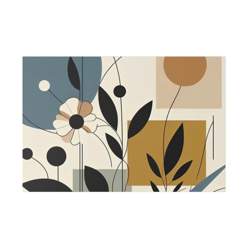Pop Floral Abstract art on Canvas A Bold and Vibrant Statement - Image 30