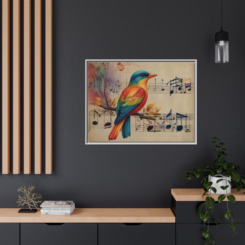 Modern Minimalist Music Art Featuring Birds and Nature - Image 124