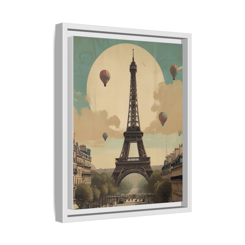 Romantic Vintage Paris Canvas Art Nouveau Typography - Image 38