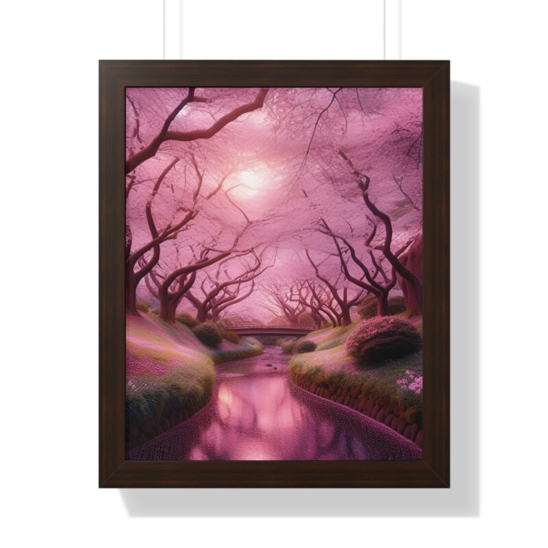 Serene Elegance: Cherry Blossoms  - Canvas Wall Art for Your Living Room and Office Décor" - Image 28