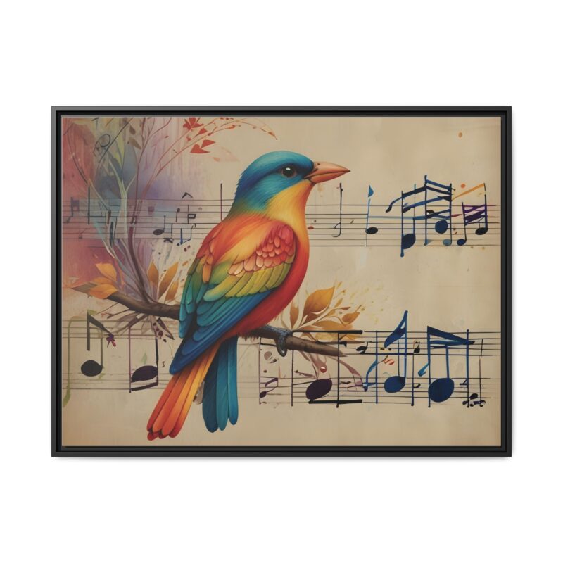 Modern Minimalist Music Art Featuring Birds and Nature - Image 34