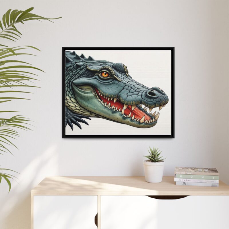 Canvas Print - Alligator Head Close-Up - Image 121