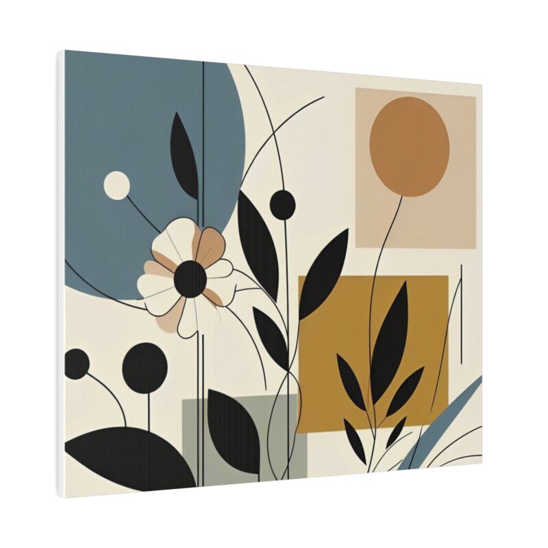 Pop Floral Abstract art on Canvas A Bold and Vibrant Statement - Image 93