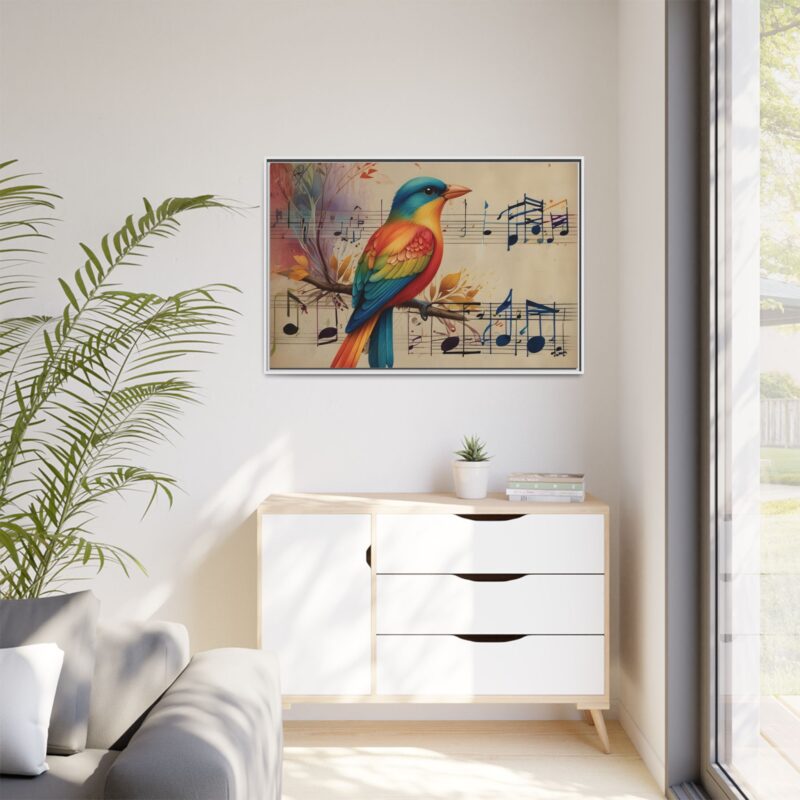 Modern Minimalist Music Art Featuring Birds and Nature - Image 129