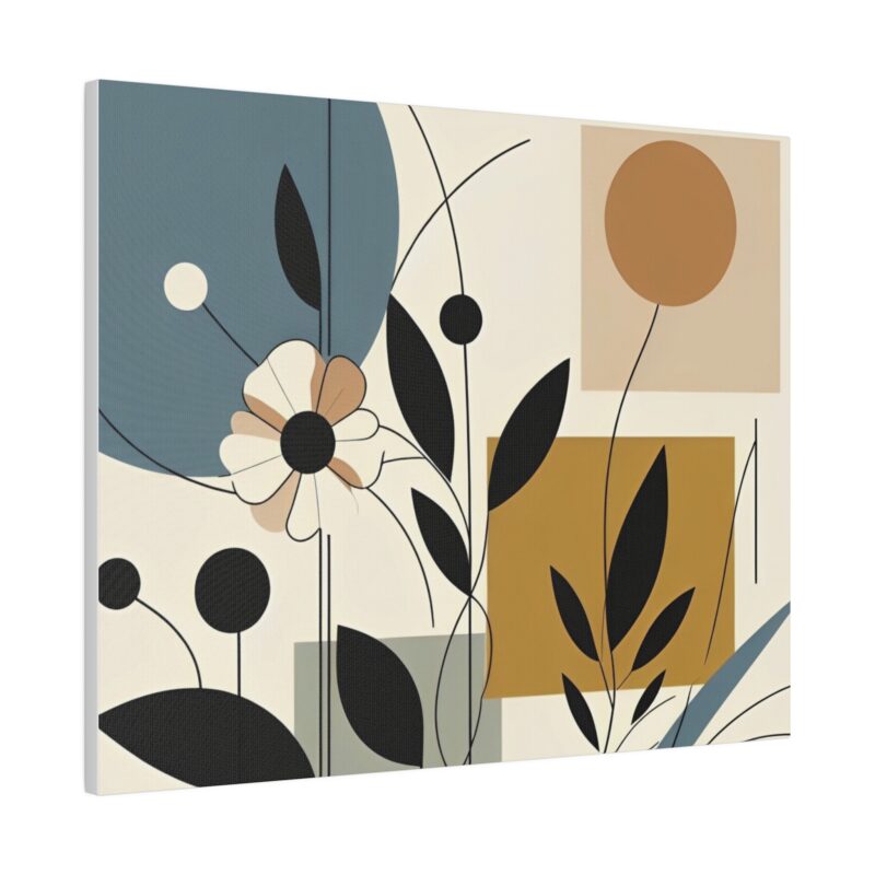 Pop Floral Abstract art on Canvas A Bold and Vibrant Statement - Image 15