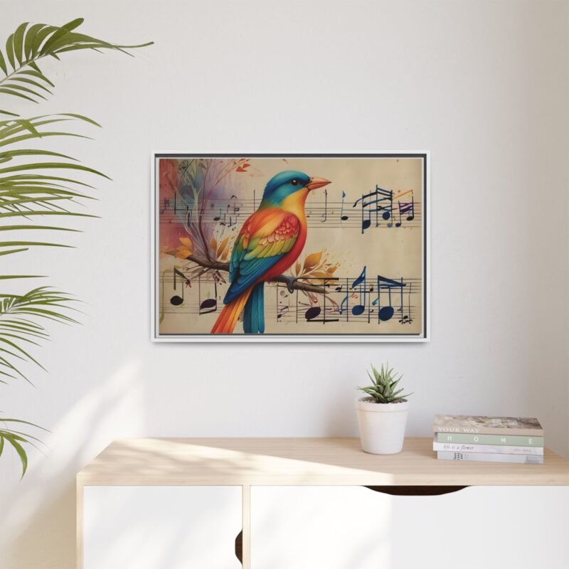 Modern Minimalist Music Art Featuring Birds and Nature - Image 97