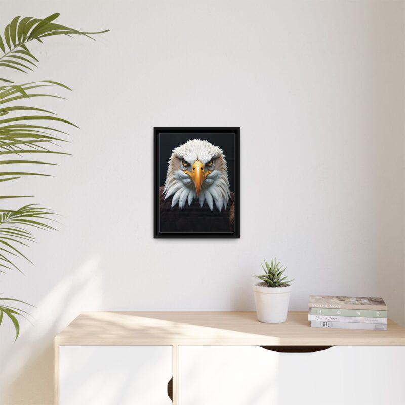 Canvas Art Print on Intense Stare of the Bald Eagle - Image 16