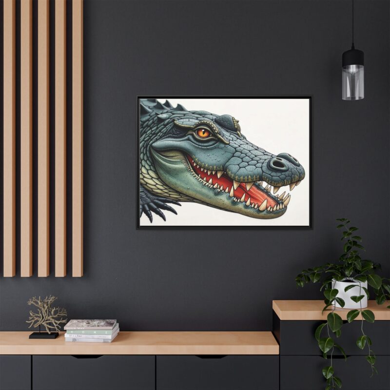 Canvas Print - Alligator Head Close-Up - Image 4