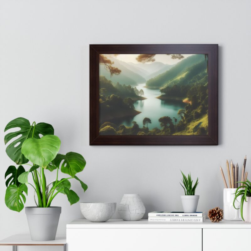 Mountain Majesty: Canvas Wall Art of a Peaceful Stream and River for Living Room and Office Décor" - Image 31