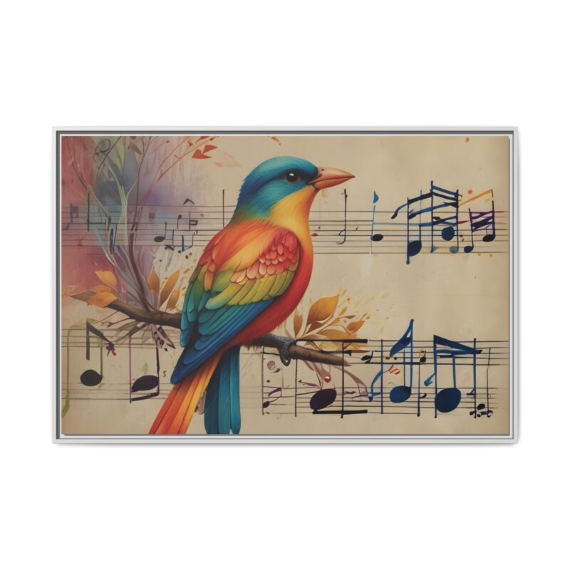 Modern Minimalist Music Art Featuring Birds and Nature - Image 130