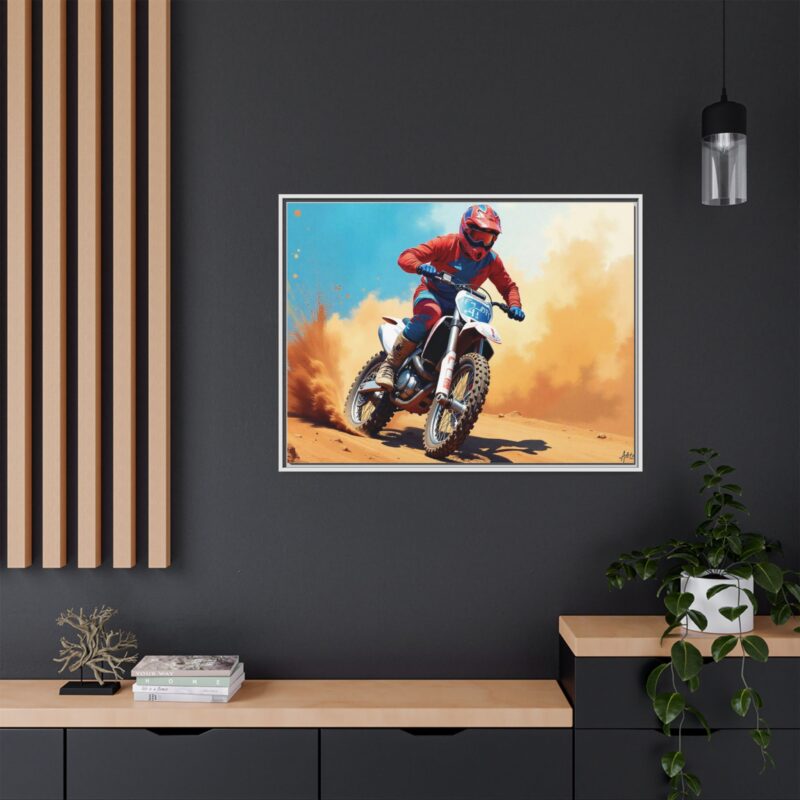 Wall Art  thrilling energy of motocross racing - Image 82