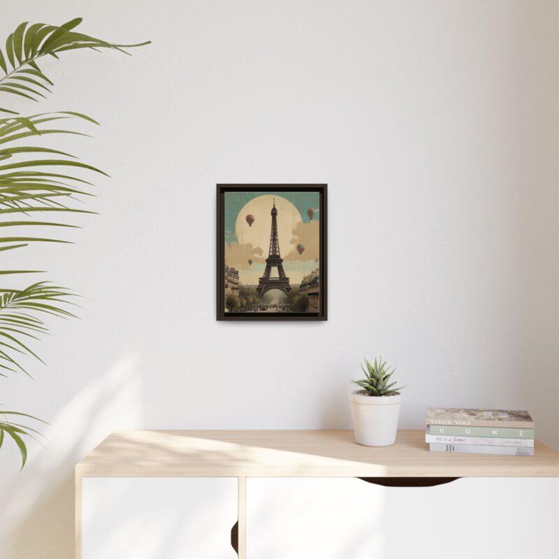 Romantic Vintage Paris Canvas Art Nouveau Typography - Image 35