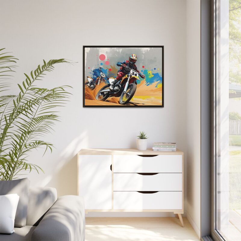 Canvas Wall Art Motocross Rider - Image 108