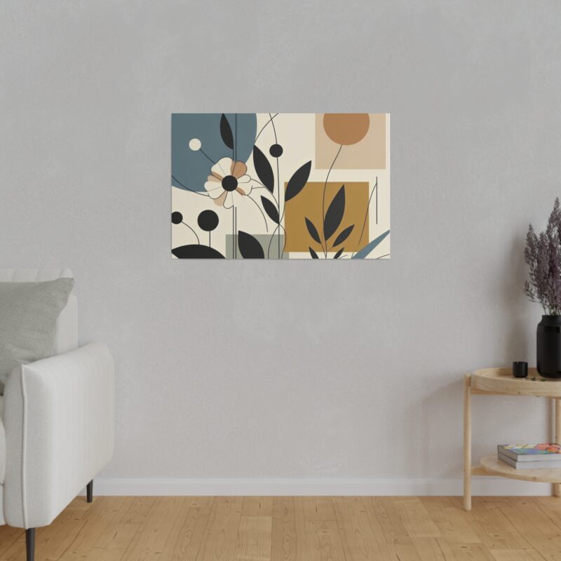 Pop Floral Abstract art on Canvas A Bold and Vibrant Statement - Image 24
