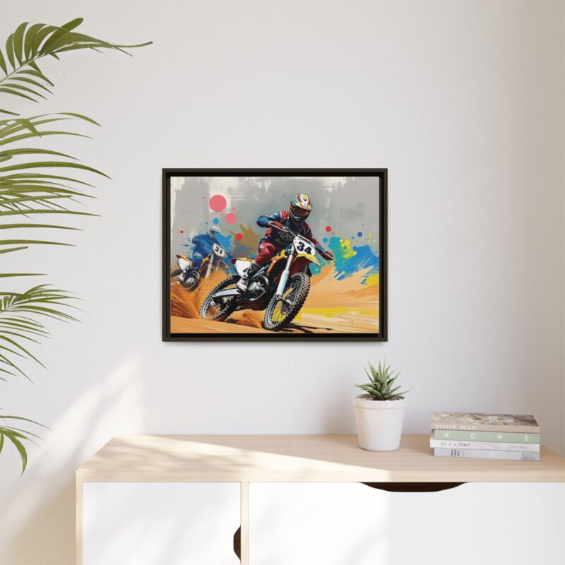 Canvas Wall Art Motocross Rider - Image 76