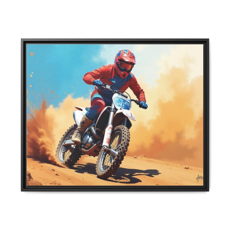 Wall Art  thrilling energy of motocross racing - Image 84